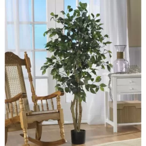 Nearly Natural 4 ft. Ficus Silk Tree