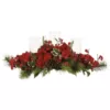 Nearly Natural 30 in. Holiday Hydrangea Candelabrum