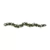 Nearly Natural 9 ft. Battery Operated Pre-lit Ornament and Pinecone Artificial Christmas Garland with 50 Clear LED Lights