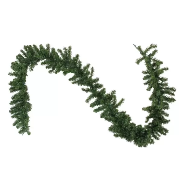 Northlight 9 ft. x 10 in. Pre-Lit LED Canadian Pine Artificial Christmas Garland with Clear Lights