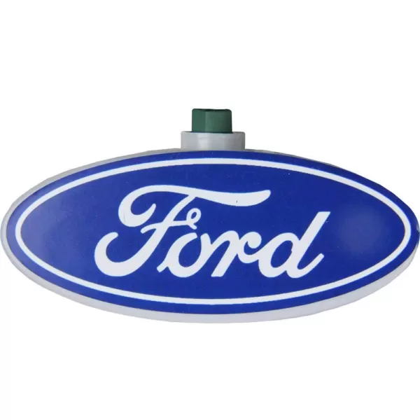 Northlight 10-Light Blue and White Ford Logo Novelty Christmas Lights with 12 ft. Green Wire