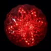 Northlight 20-Count Red LED Hanging Crystal Sphere Ball Outdoor Christmas Decoration