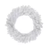 Northlight 30 in. Battery Operated Pre-Lit  LED Artificial Christmas Wreath with Multi-Lights in Snow White
