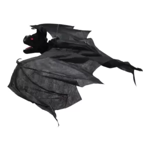 Northlight 33 in. Animated Spooky Hanging Bat Halloween Decoration