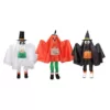 Northlight 36 in. Ghost Pumpkin and Bat Standing Halloween Kid Figures (Set of 3)
