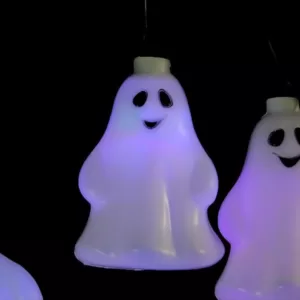 Northlight LED Color Changing Ghost Halloween Lights (Set of 10)