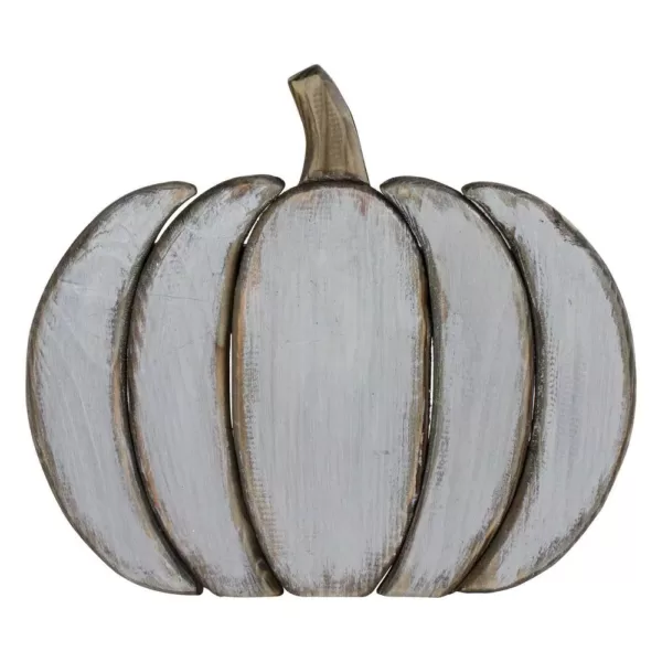 Northlight 13.75 in. Blue and Gray Halloween Pumpkin Table Top Decoration