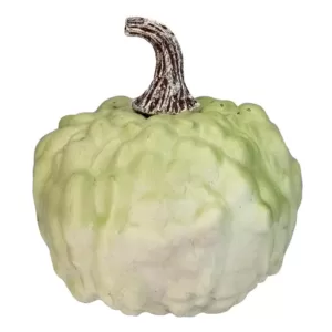 Northlight 5.5 in. Green Textured Pumpkin Fall Harvest Table Top Decoration