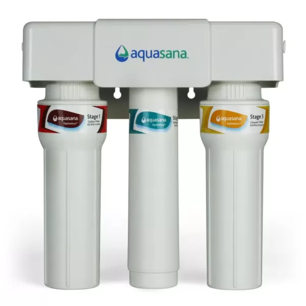 Aquasana OptimH2O Reverse Osmosis Claryum Under-Counter Water Filtration System with Oil-Rubbed Bronze Faucet