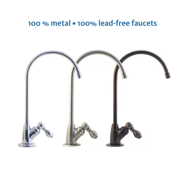 Aquasana 3-Stage Max Flow Under Counter Water Filtration System with Faucet in Oil Rubbed Bronze