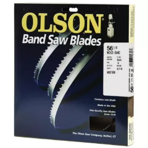 Olson Saw 1/4 in. x 56-1/8 in. L 14 TPI High Carbon Steel Band Saw Blade