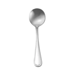 Oneida Pearl 18/10 Stainless Steel Round Bowl Soup Spoons (Set of 12)