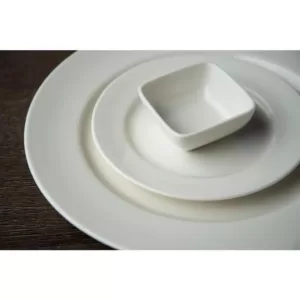Oneida Verge 3.25 oz. White Porcelain Creamers (Set of 48)