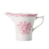 Oneida 6 oz. White Pink Porcelain Creamers (Set of 36)