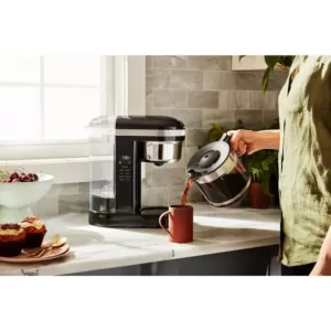 KitchenAid 12-Cup Onyx Black Drip Coffee Maker with Spiral Showerhead