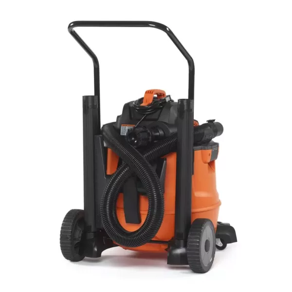 RIDGID 16 Gal. 6.5-Peak HP NXT Wet/Dry Shop Vacuum with Cart, Filter, Hose and Accessories