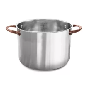 Oster Merrick 16 qt. Stainless Steel Stock Pot with Glass Lid