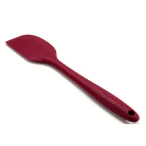 Ovente Premium Silicone BPA-Free, Spatula with Stainless Steel Core 500F Heat-Resistant, Non-Stick, Dishwasher Safe, Red