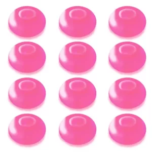 LUMABASE 1.25 in. D x 0.875 in. H x 1.25 in. W Pink Floating Blimp Lights (12-Count)