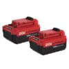 Porter-Cable 20-Volt MAX 4.0 Ah Lithium-Ion Battery Pack (2-Pack)