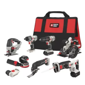 Porter-Cable 20-Volt MAX Lithium-Ion Cordless Combo Kit (8-Tool)