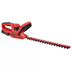 PowerSmart 20-Volt Lithium-Ion Cordless Handheld Hedge Trimmer 1.5 Ah Battery and Charger Included