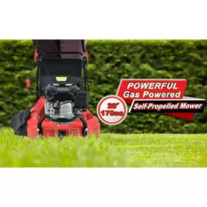 PowerSmart 20 in. 3-in-1 170 cc Gas Walk Behind Self Propelled Lawn Mower