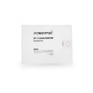 POWERTEC Self-Cleaning Fleece Bag Replacement for Festool CT 48 (5-Pack)