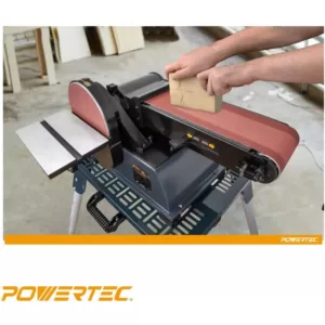 POWERTEC 6 in. x 48 in. 400-Grit Aluminum Oxide Sanding Belt (10-Pack)