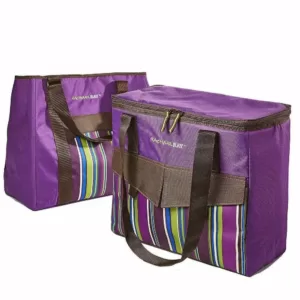 Rachael Ray ChillOut 2 Go Purple Deluxe Thermal Tote (Set of 2)