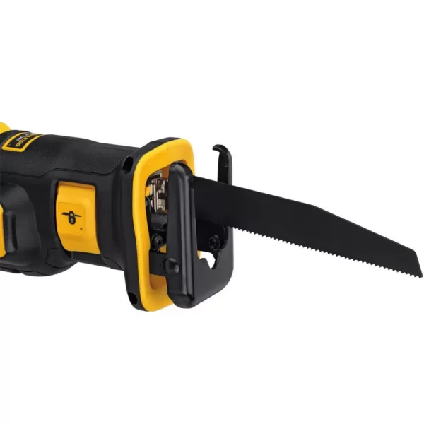 DEWALT 20-Volt MAX Li-Ion Cordless Brushless Compact Reciprocating Saw with 20-Volt Brushless 1/4 in. Impact Driver (Tool-Only)
