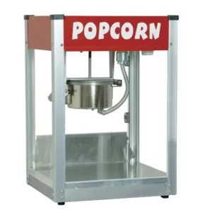 Paragon Thrifty Pop 4 oz. Red Stainless Steel Countertop Popcorn Machine