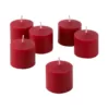 Light In The Dark 10 Hour Red Apple Cinnamon Scented Votive Candles (Set of 12)