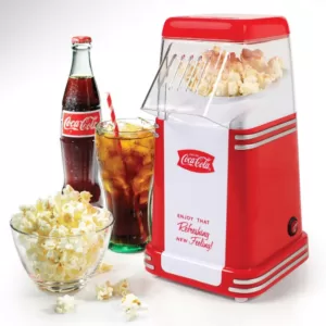 Nostalgia Coca-Cola 2 oz. Red Mini Countertop Popcorn Machine