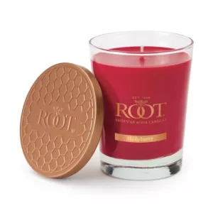 ROOT CANDLES Veriglass Hollyberry Scented Filled Jar Candle