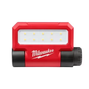 Milwaukee 550 Lumens LED Rechargeable Pivoting Flood Light W/ Extra REDLITHIUM USB Battery