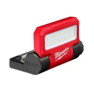 Milwaukee 550 Lumens LED Rechargeable Pivoting Flood Light W/ Extra REDLITHIUM USB Battery