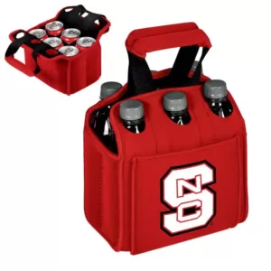 Picnic Time North Carolina State University Wolfpack 6-Bottles Red Beverage Carrier