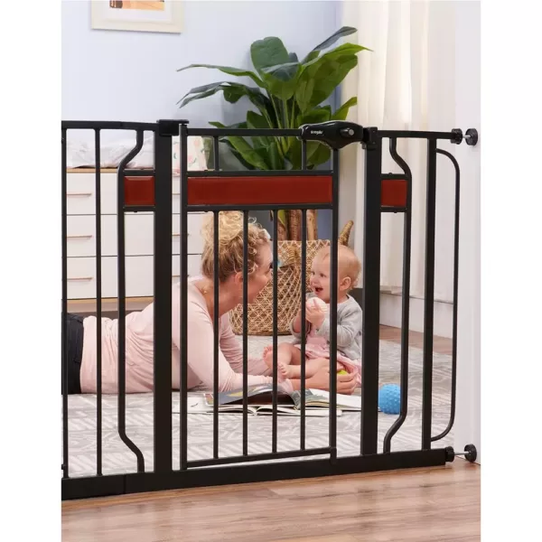 Regalo Home Accents 30 in. Metal Walk-Through Safety Gate
