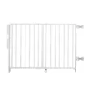 Regalo 35" Extra-Tall Top Of Stairs Metal Safety Gate