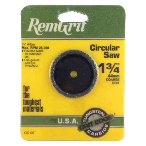 RemGrit 1-3/4 in. Coarse Grit Carbide Grit Circular Saw Blade