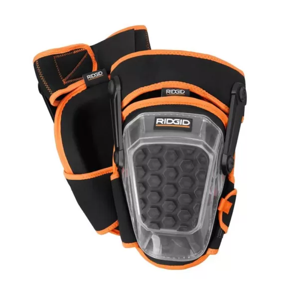 RIDGID 16 oz. Rubber Mallet with Pro-Hinge Stabilizing Knee Pads