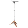 RIDGID Hybrid GEN5X Universal Collapsible Tripod Lighting Stand with (4) 1/4 in.-20 Threads for Mounting