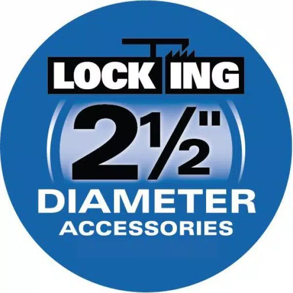 RIDGID 2-1/2 in. Locking Accessory Round Dusting Brush for Wet/Dry Vacs