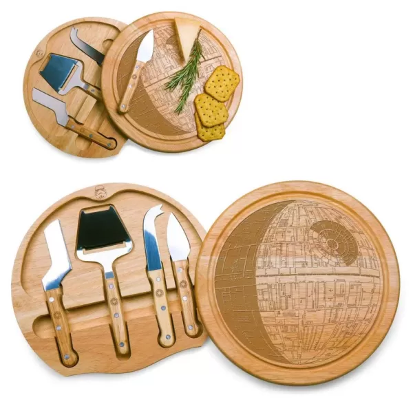 TOSCANA 10.2 in. Death Star Circo Cheese Board and Tools Set