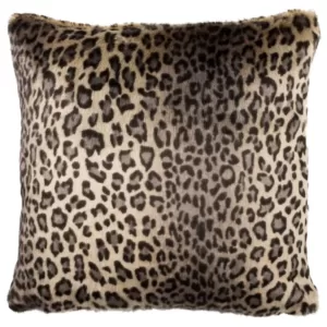 Safavieh Faux Black Leopard Down Alternative Standard Throw Pillow