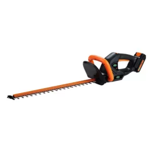 Scotts 20-Volt 22 in. Cordless Hedge Trimmer, 2.0Ah Battery and Fast Charger Included