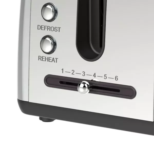 Brentwood Appliances 2-Slice Silver Extra-Wide Slot Toaster