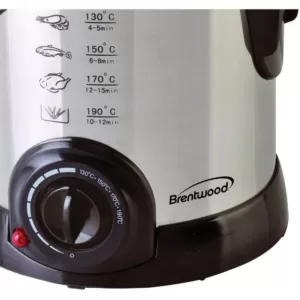 Brentwood 1.1 Qt. Stainless Steel Electric Deep Fryer