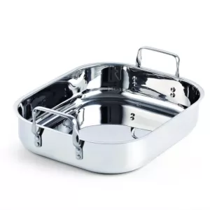 Cooks Standard 12 Qt. Stainless Steel Roaster Roasting Pan with Rack